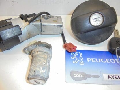 Zárkészlet 2 kulcsos Peugeot 307 4162JC 4162KG