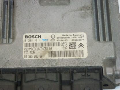 Bosch EDC16C34 0281011392 vezérlőegység