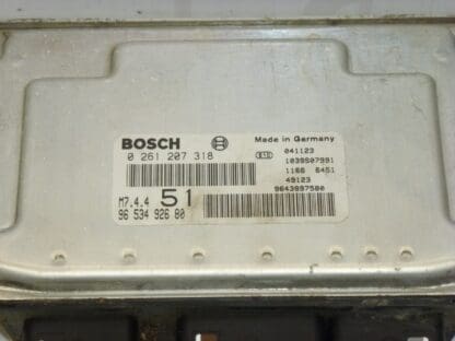 Bosch M7.4.4 0261207318 9653492680 vezérlőegység