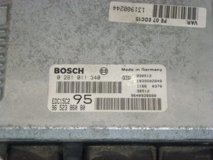 ECU Bosch EDC15C2 szűz 9652386080 0281011340