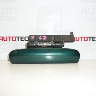 Bal hátsó ajtó kilincs Citroën Xsara zöld metál 9101N4