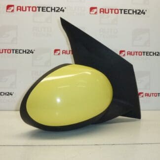 Tükör jobb sárga Citroën C1 Peugeot 107 KBL 87910-0H010 87910-0H011