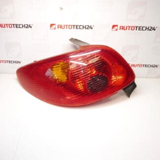 Eredeti bal hátsó lámpa Peugeot 206 3/5 ajtós 2003/7-től 6350S0