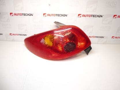 Eredeti bal hátsó lámpa Peugeot 206 3/5 ajtós 2003/7-től 6350S0
