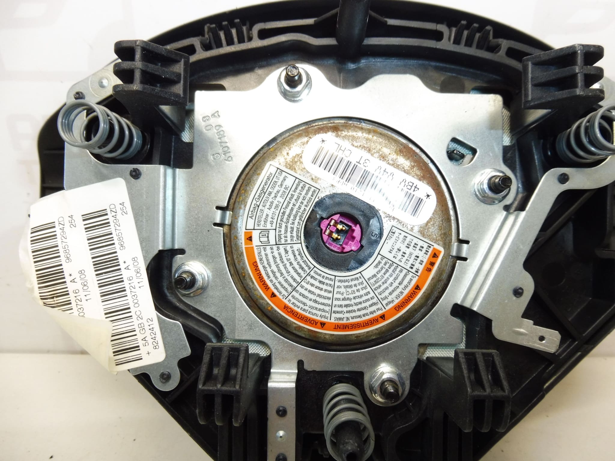 Kormánylégzsák Peugeot 206+ 207 96857294ZD 4112NW